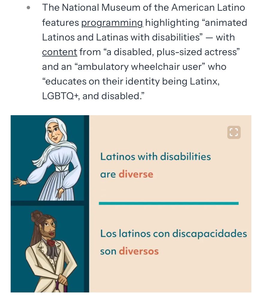 The White House complaints about the Smithsonian continue: “The National Museum of the American Latino features programming. highlighting 