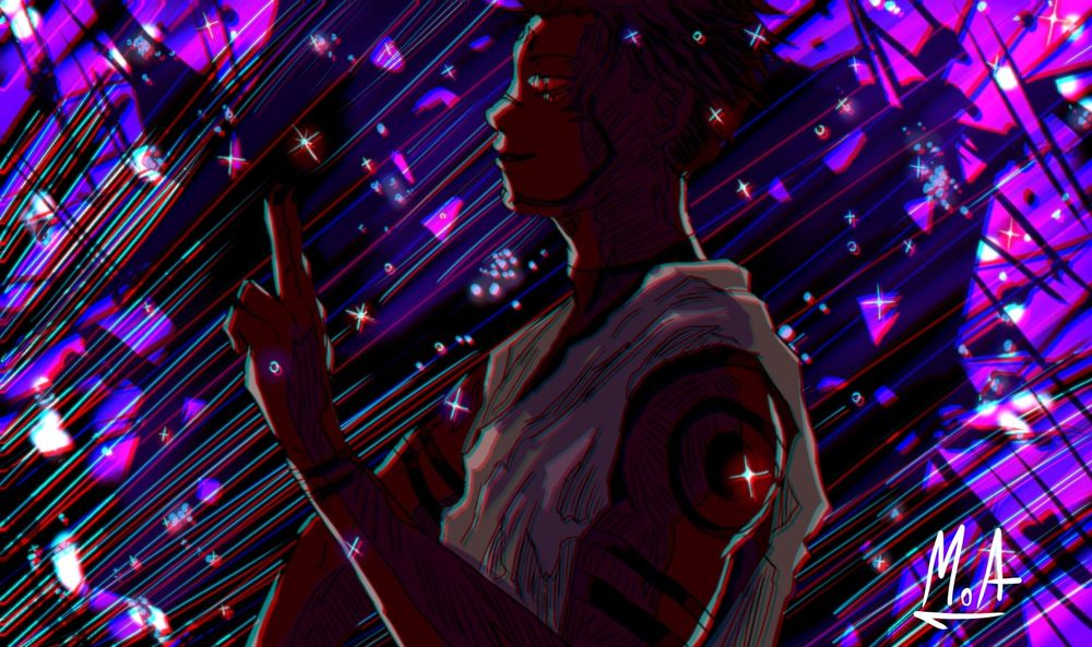 Sukuna Ryomen usando desmantelar.