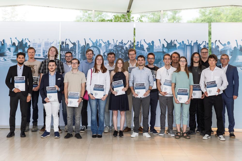 The newly graduated trainees celebrated the successful completion of their exams.