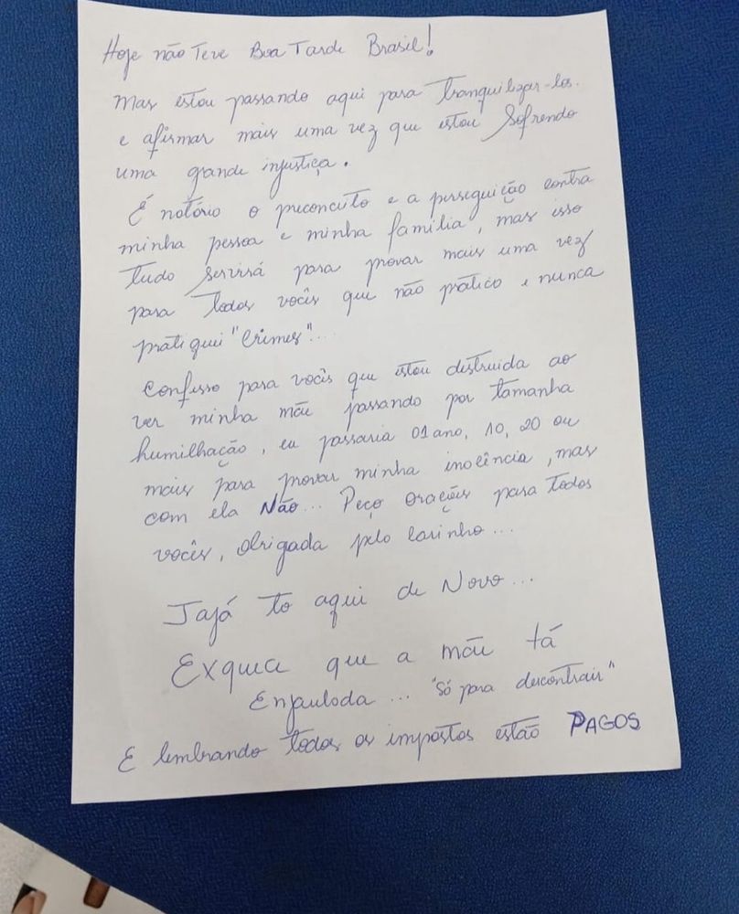 Carta aberta da Deolane