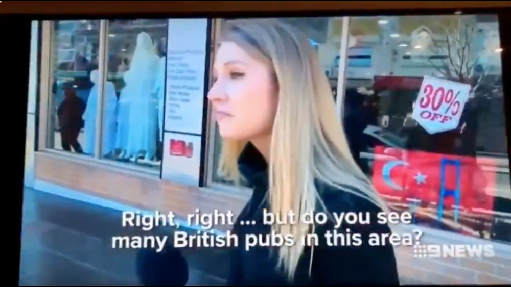 Lauren Southern: Right, right, but do you see many British pubs in this area?