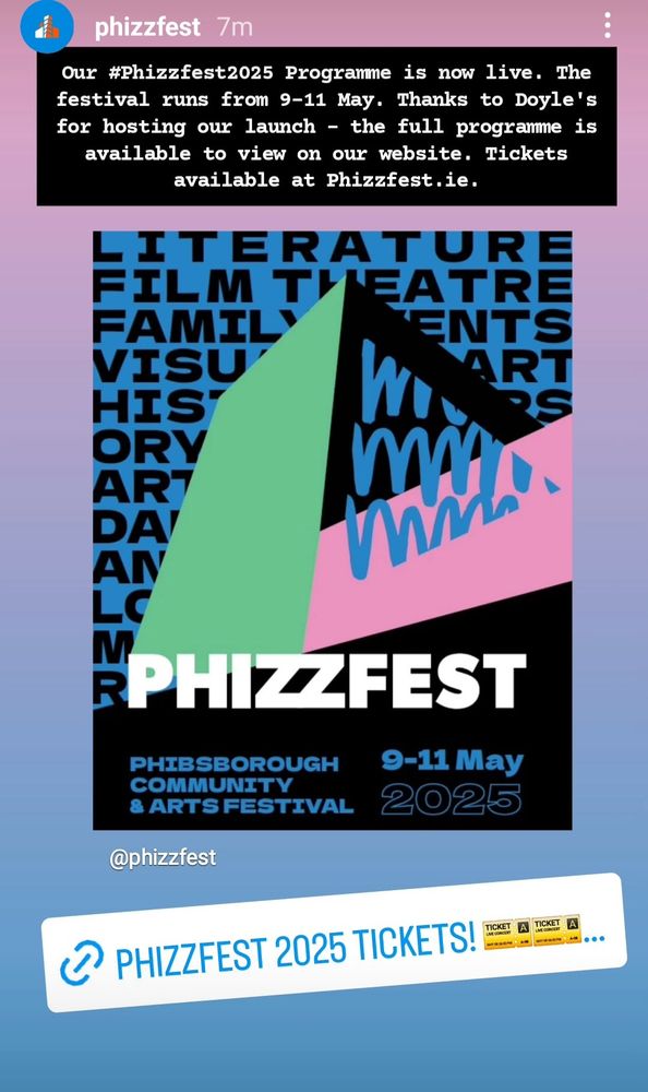 Phizzfest poster, festival happe ing 9-11 May 