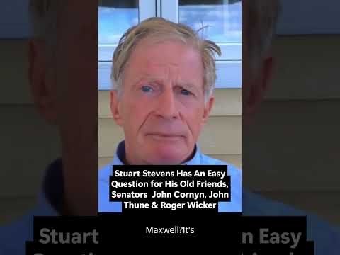 Stuart has a question for his old friends who are still in the GOP:
