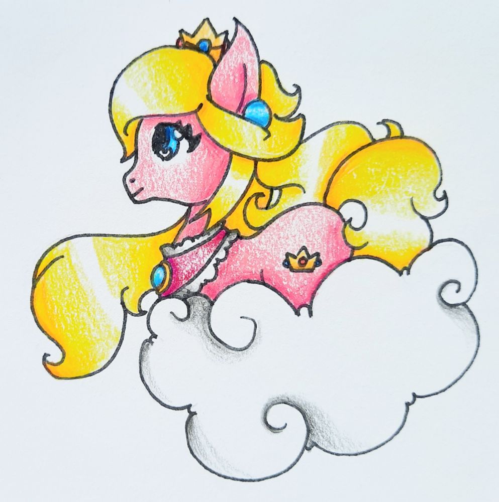One of my earlier Princess Peach ponies.