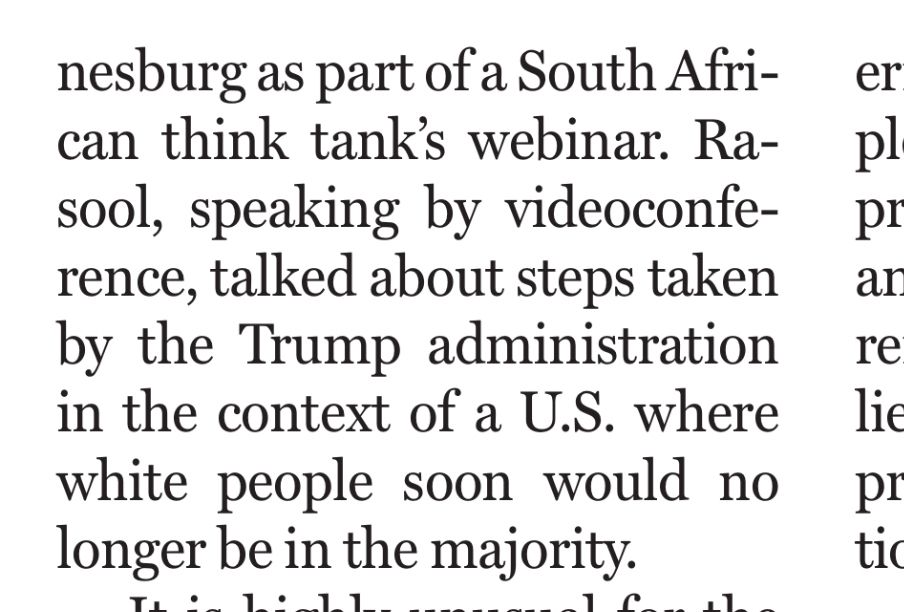 Whites no longer the majority in US is motivation for Trump’s policies. 