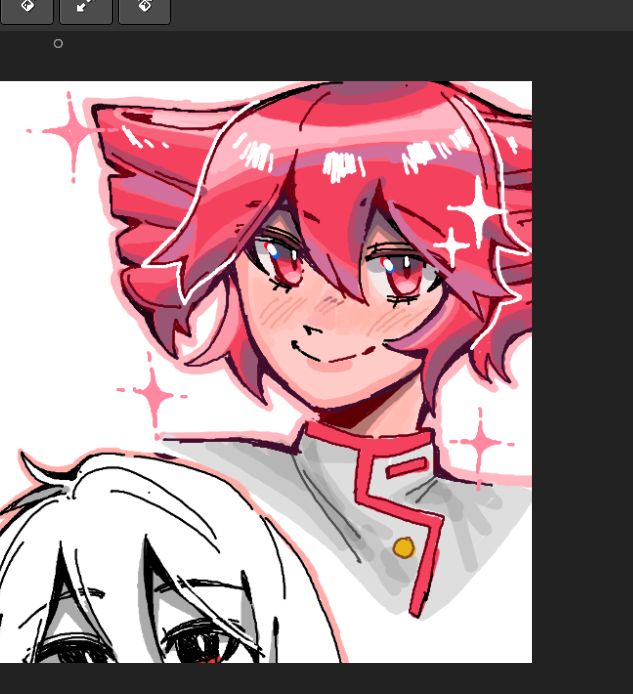 kasane teto fanart drawn on the magma drawing app website with a friend. no pen pressure. do not use