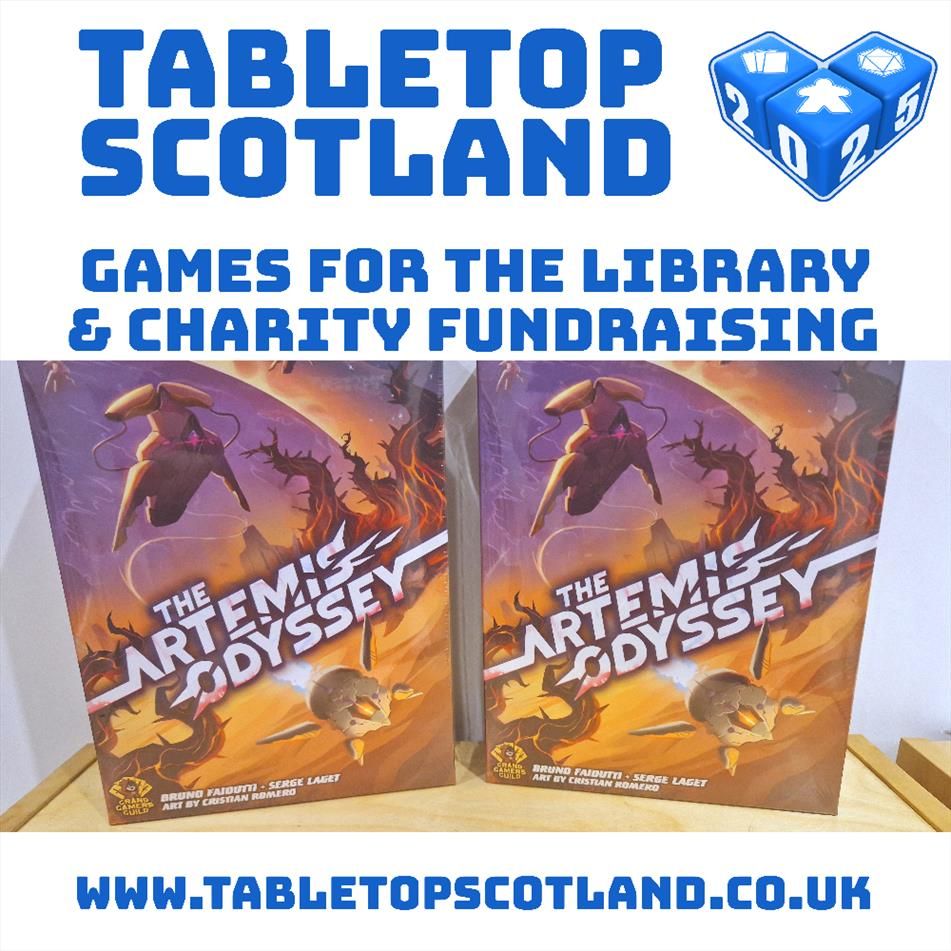 Image shows the board game The Artemis Odyssey