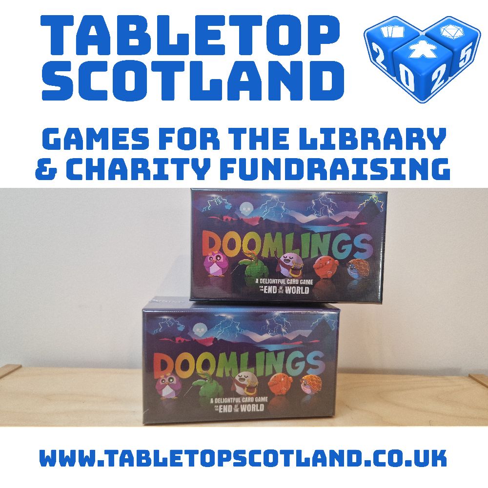 Image shows the Doomlings card game