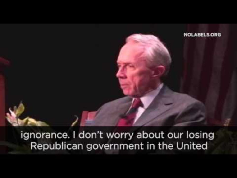 Justice David Souter Discusses Protecting Democracy