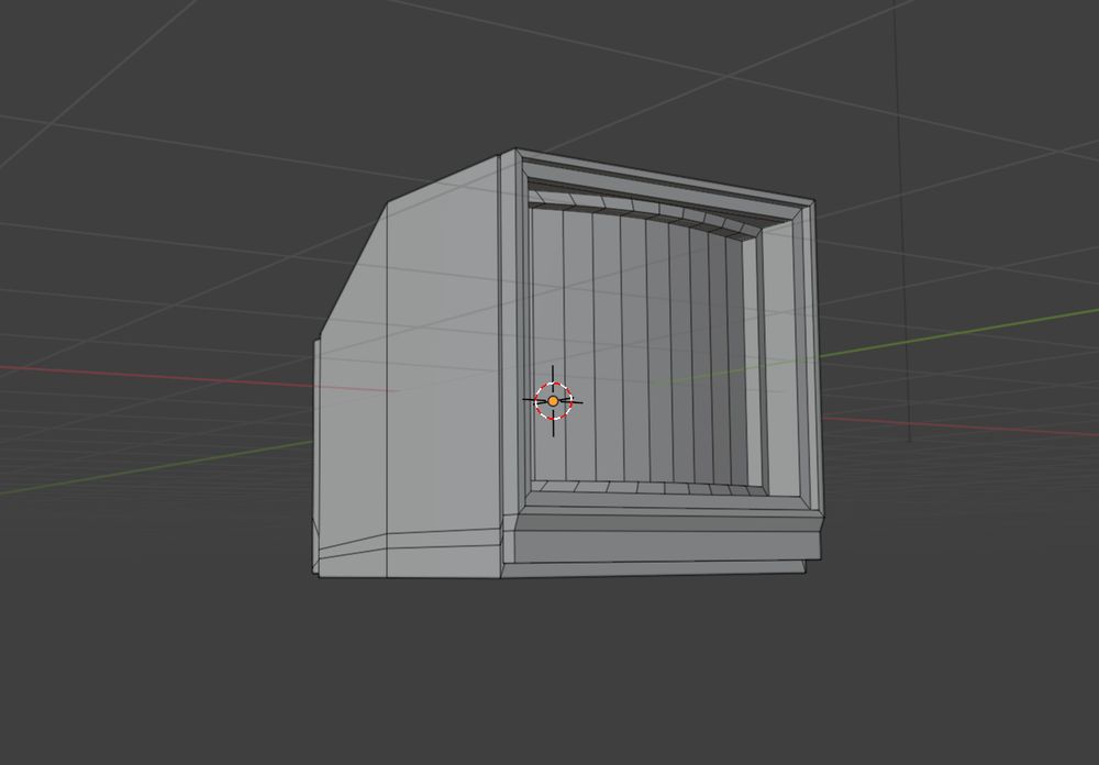 Analog TV made in blender!! (side-front)
