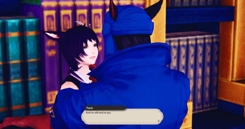 Yumi: And I'm still mad at you.