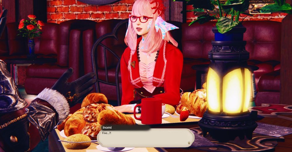 Inomi's eyes widen.

Inomi: Five...?!