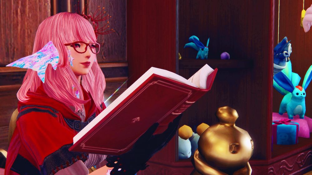 Alternative angle. Inomi happily listens to Yukime.