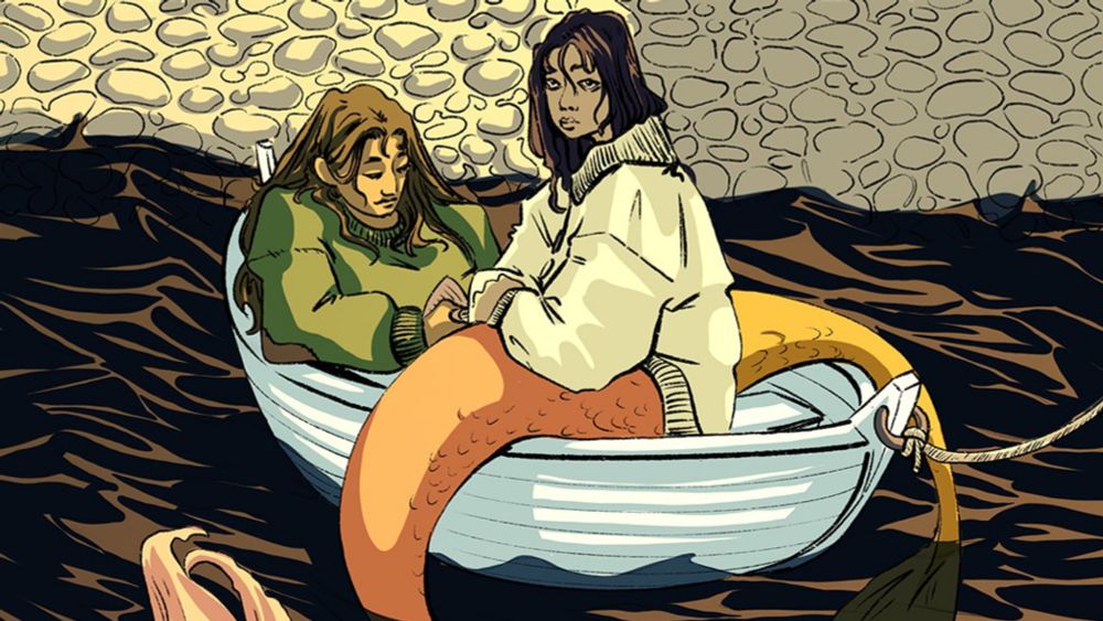 A Town by the Sea - Mermaid folk-horror comic one shot