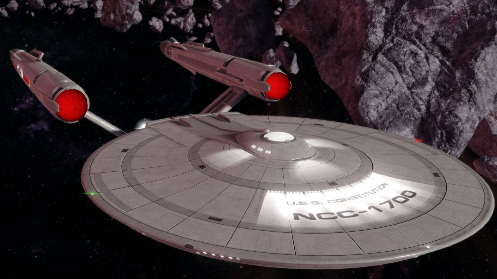 USS Constitution NCC-1700. Art credit Khouri Bombarie