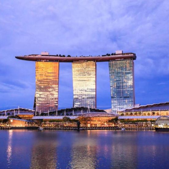 Marina Bay Sands Hotel in Singapur