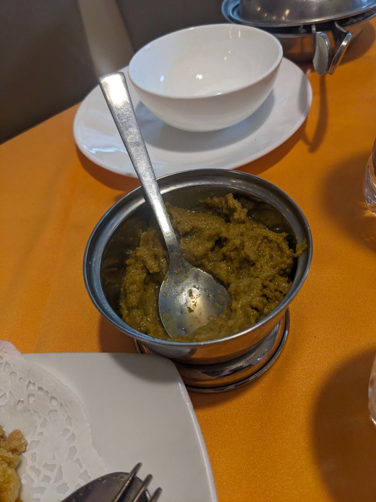 Green mango chutney