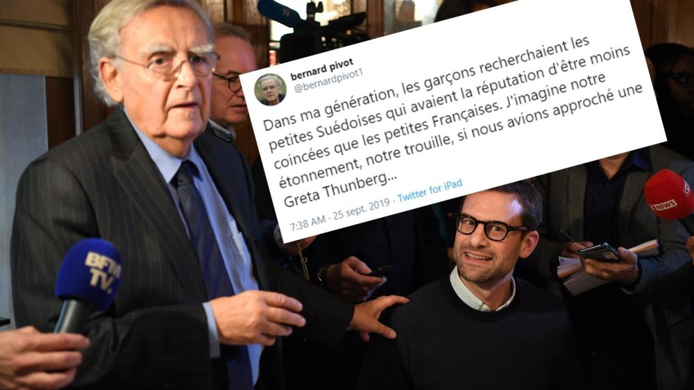 Accusé de sexisme pour ce tweet sur Greta Thunberg, Bernard Pivot assume