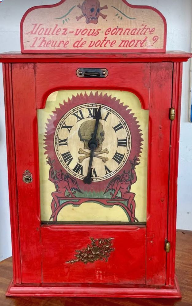 attraction foraine pour connaitre l'heure de sa mort