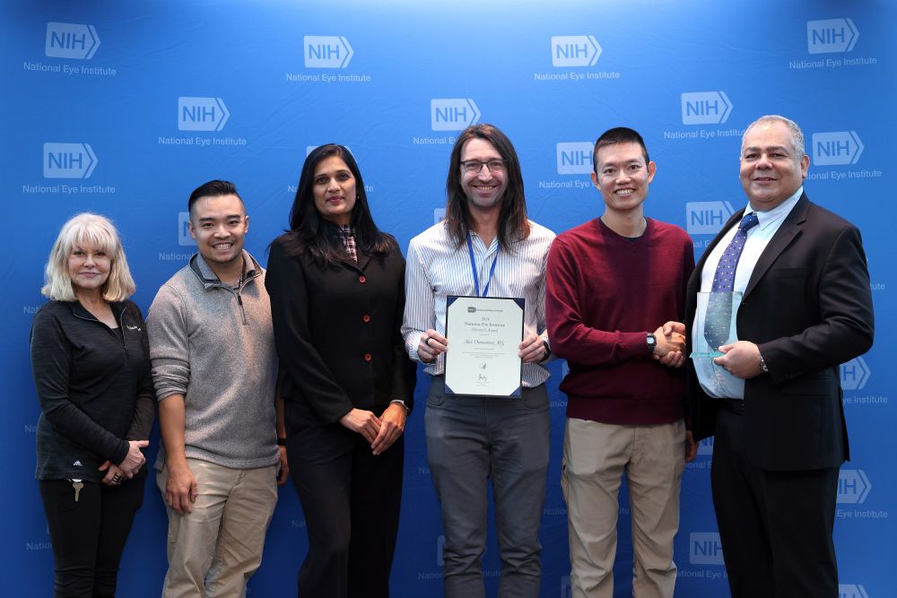 Photo from National Eye Institute Director's Awards ceremony.