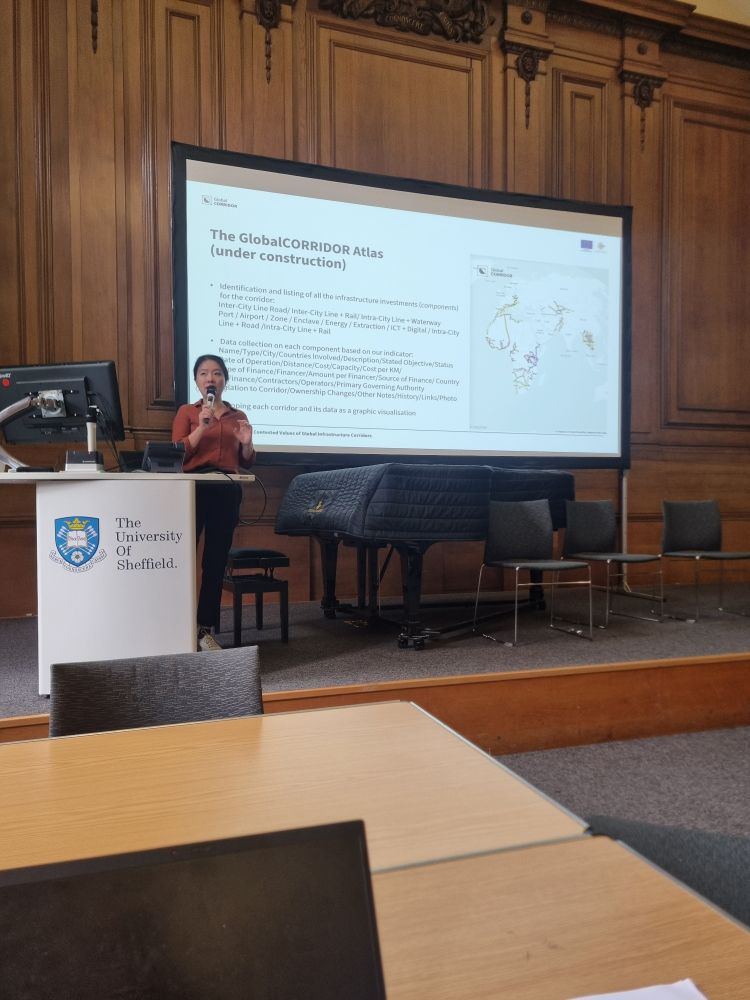 Zhengli Huang delivering a paper presentation 