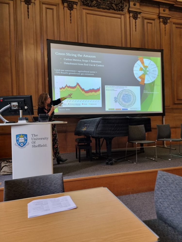 Clare Debucquois explaining green bonds 