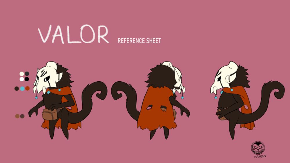 Reference sheet for Valor the Sphinxie.