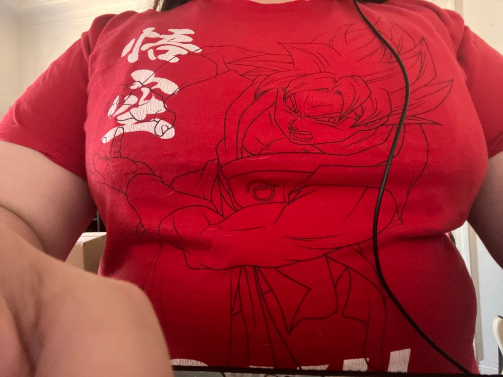 a selfie showing my chest while wearing a bra. a larger size, indicating that the Hrt is working and i am one step closer to looking like the person i’ve always dreamed of being. 