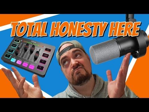 Fifine Audio Mixer and K688 Microphone Review (Watch before you buy)