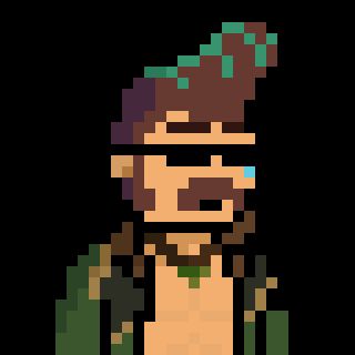 talking pose for pixel art.