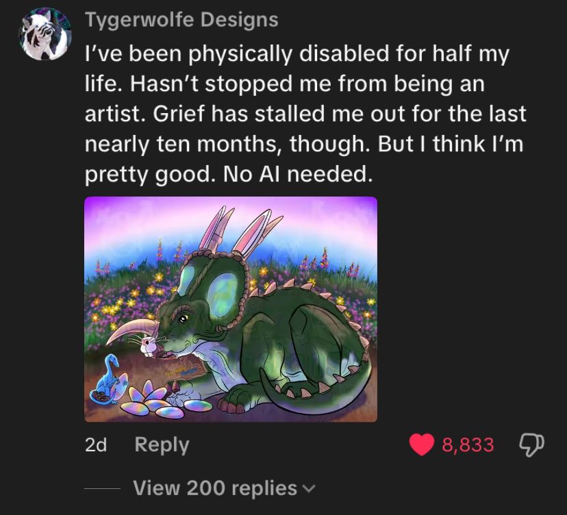 Holy crap. Now over 8k likes and 200 comments! 