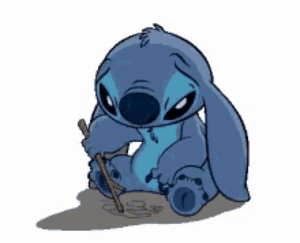 Stitch Sad Sad Stitch GIF