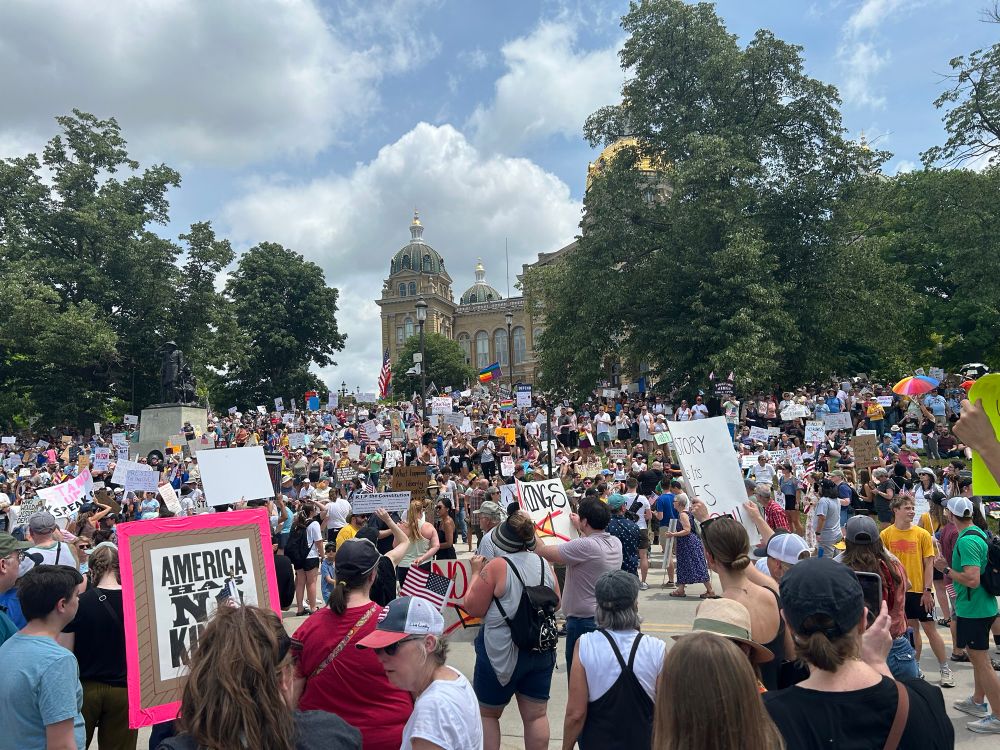 No Kings  protest at Iowa capital - Des Moines