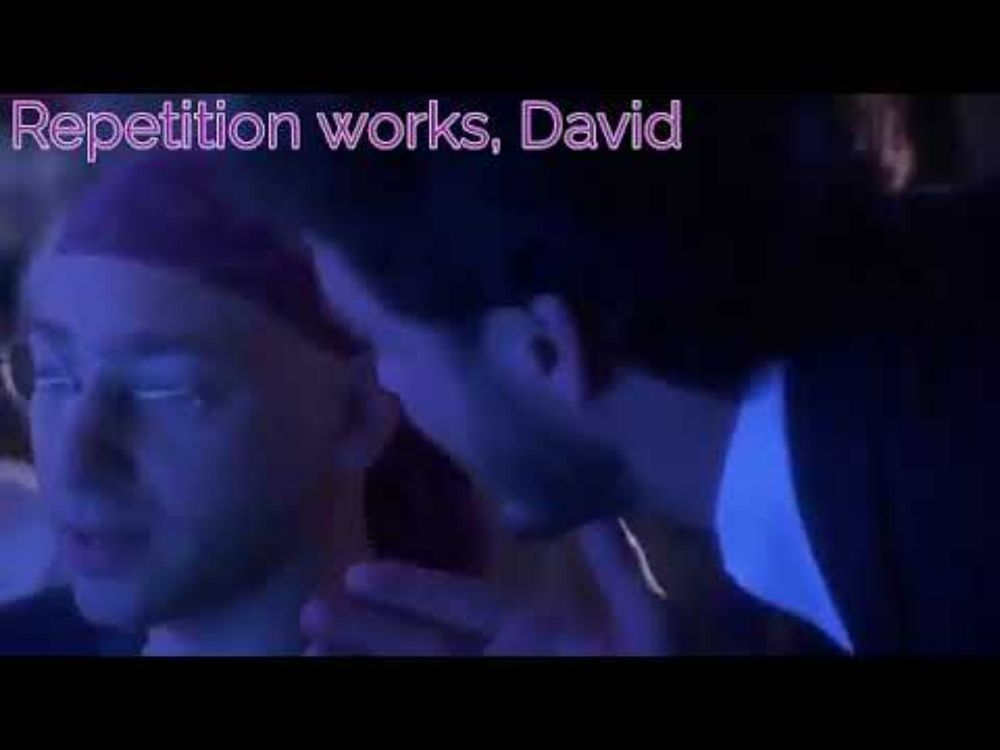 "Repetition works, David" (Natural Born Killers GIF)