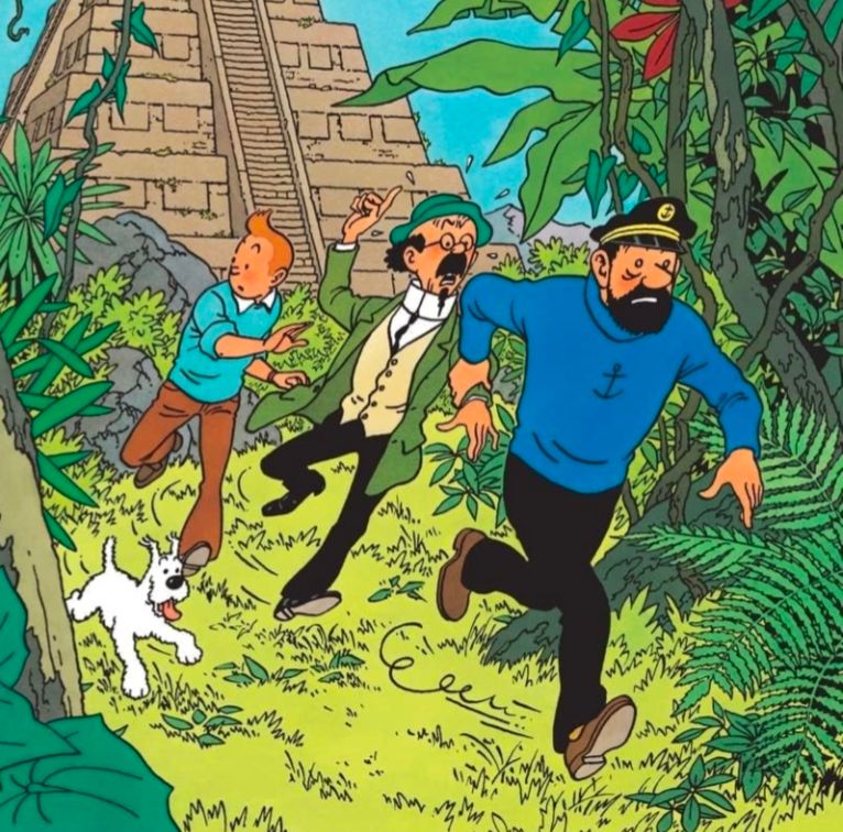 Tintin, Professor Calculus, Captain Haddock