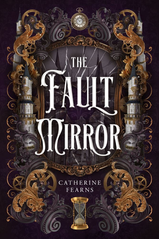 Cover reveal image for The Fault Mirror by Catherine Fearns, from Quill & Crow Publishing.