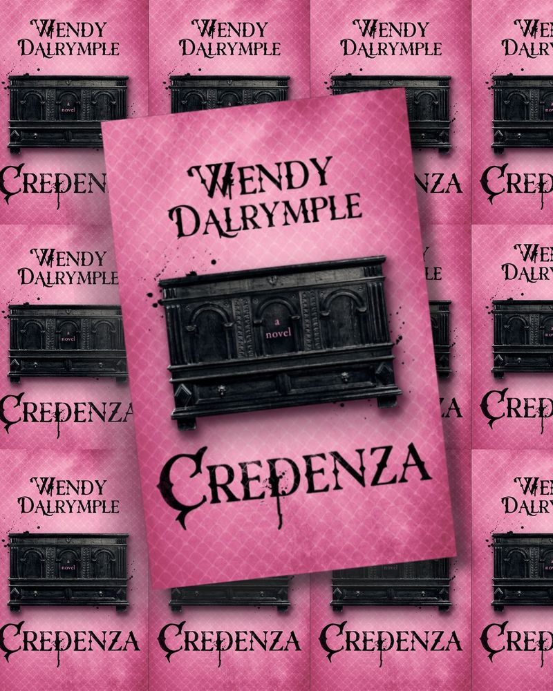 Image of multiple copies of "Credenza" by Wendy Dalrymple piled together.