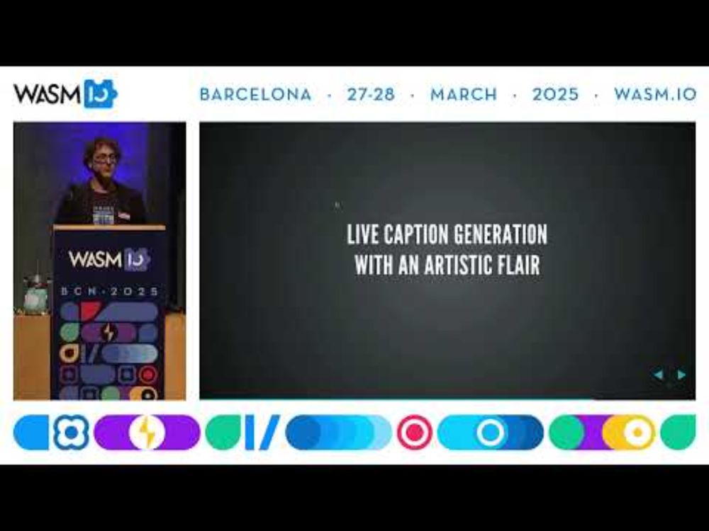 Seeing Eye To Eye: Computer Vision using wasmVision by Ron Evans @ Wasm I/O 2025
