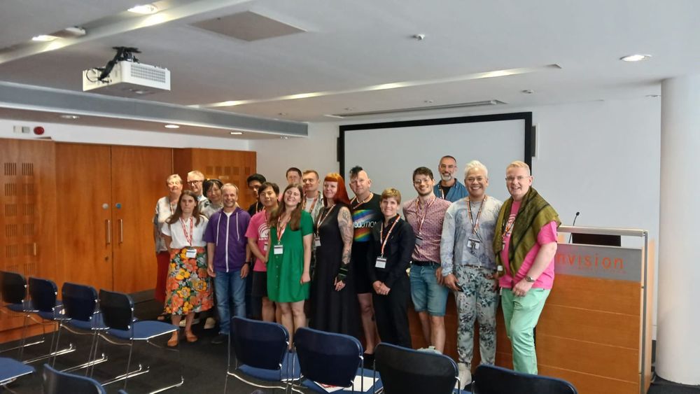 David as part of the UCU delegation picture at he TUC LGBT+ workers conference 