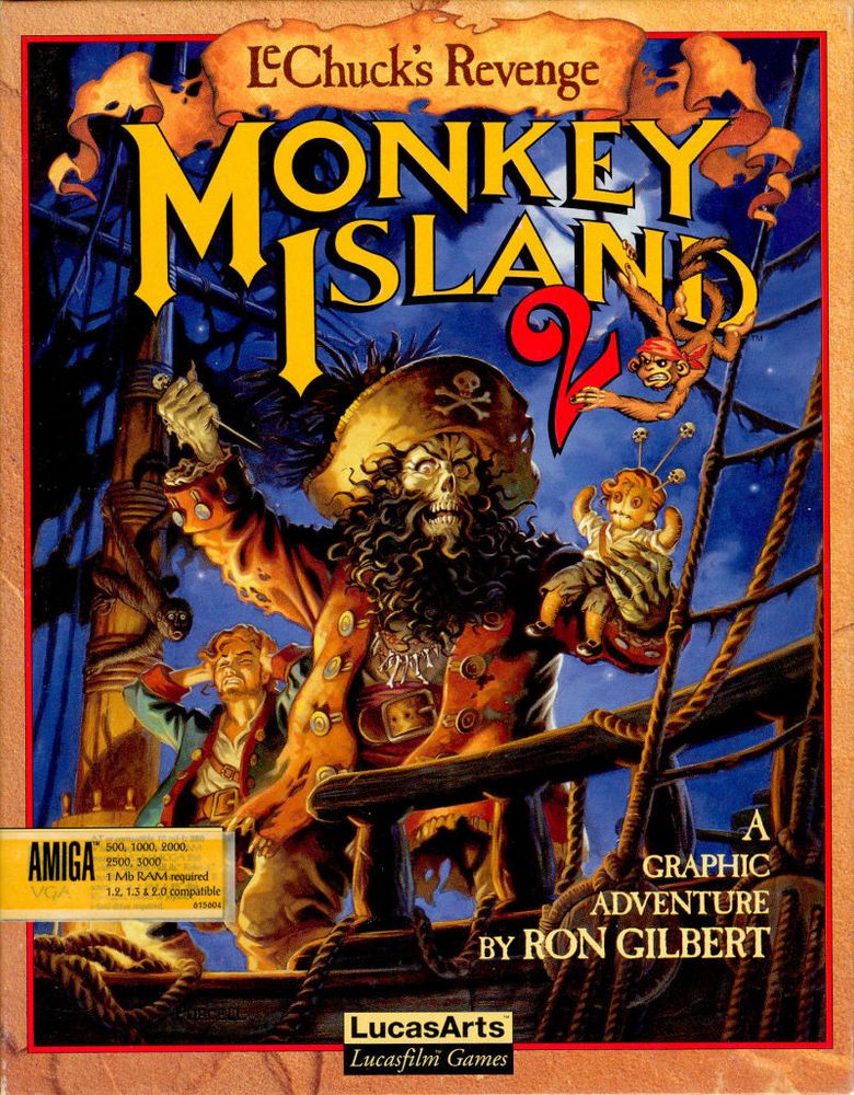 The box art for Monkey Island 2: LeChuck's Revenge.