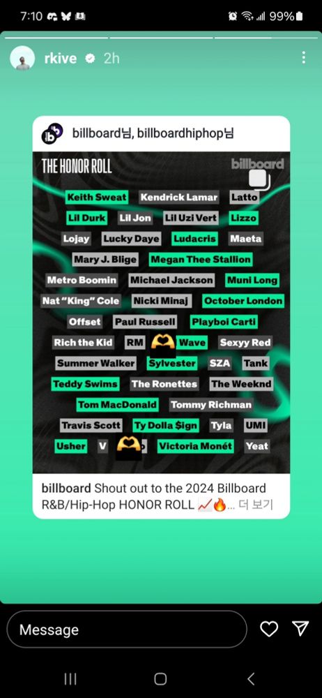 List of names from Billboard.