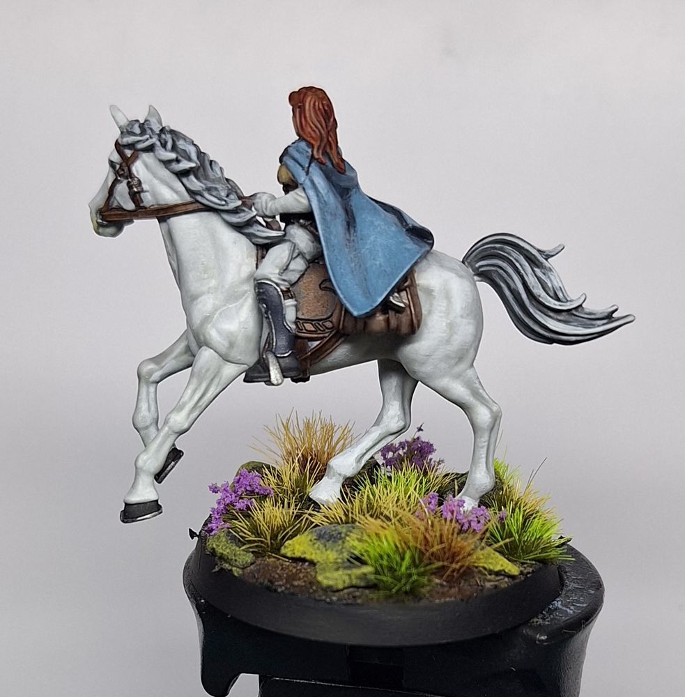 Same model side view better view of her cloak