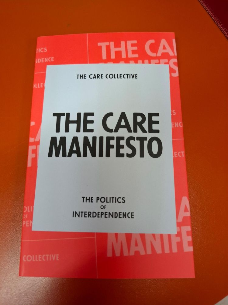 THE CARE MANIEFSTO - The Politics of Independence
The Care Collective
Beautiful book design with neon orange