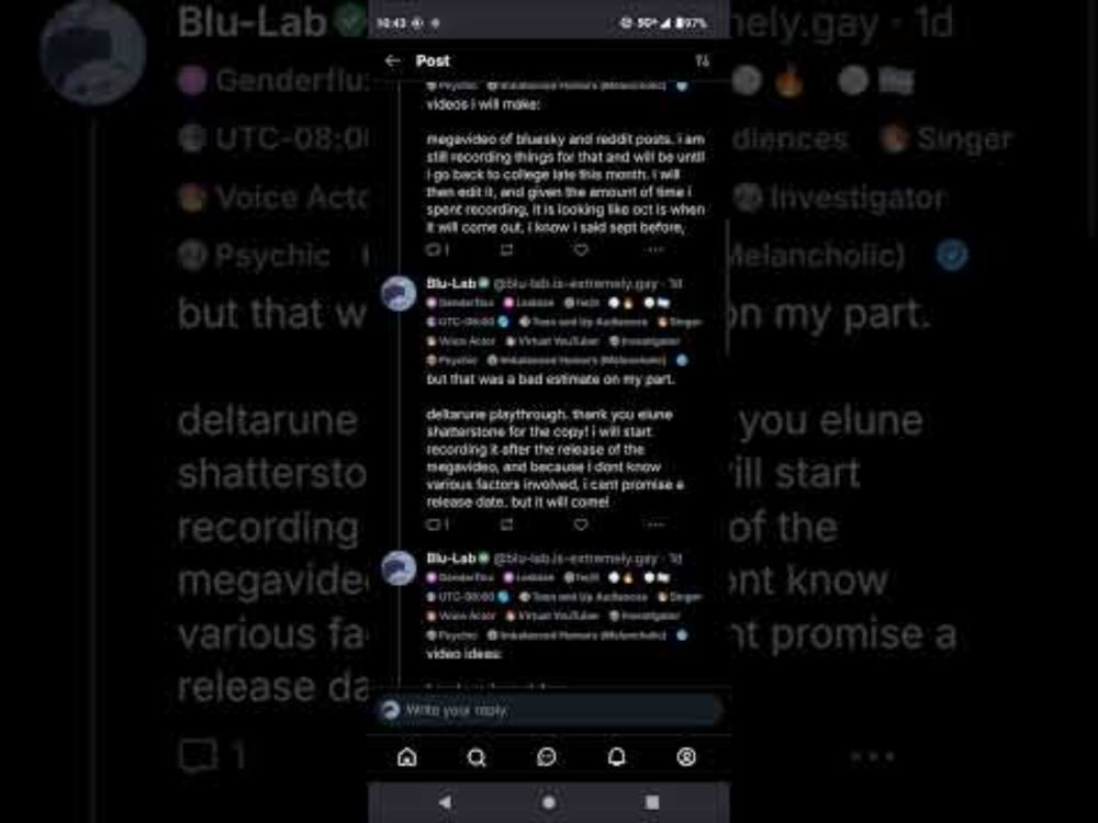 update video