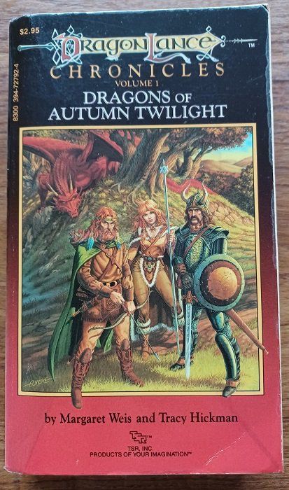 The cover of Dragons of Autumn Twilight, The Dragonlance Chronicles 