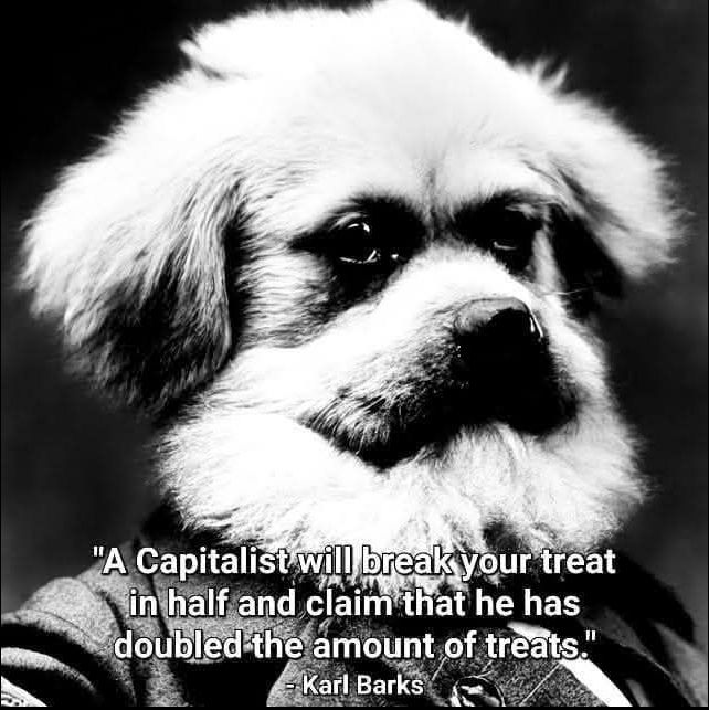 Picture of a dog in a victorian suit 