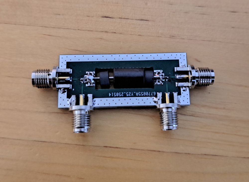Dual directional bridge coupler PCB.