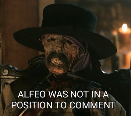 Picture of alfeo’s body from ofmd captioned alfeo was not in a position to comment
