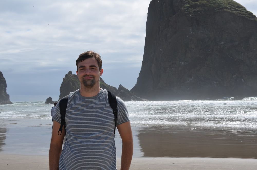 Me at Cannon Beach rock