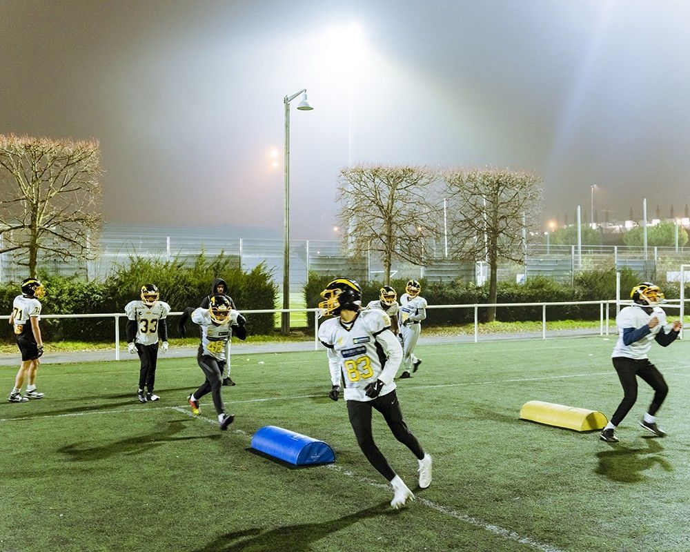 Entraînement des moins de 20 ans, au stade Géo-André de La Courneuve, le 17 janvier 2025.Mathias Benguigui/Pasco And Co pour Les Echos Week-End